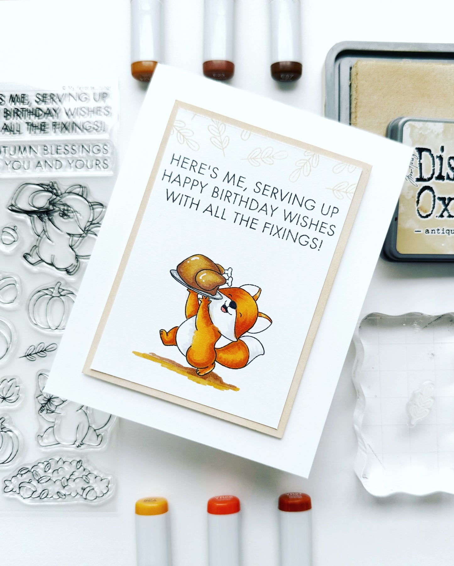 Serving Up Birthday Wishes Greeting Card