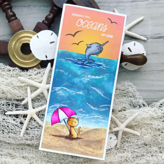Sending Oceans of Love Greeting Card