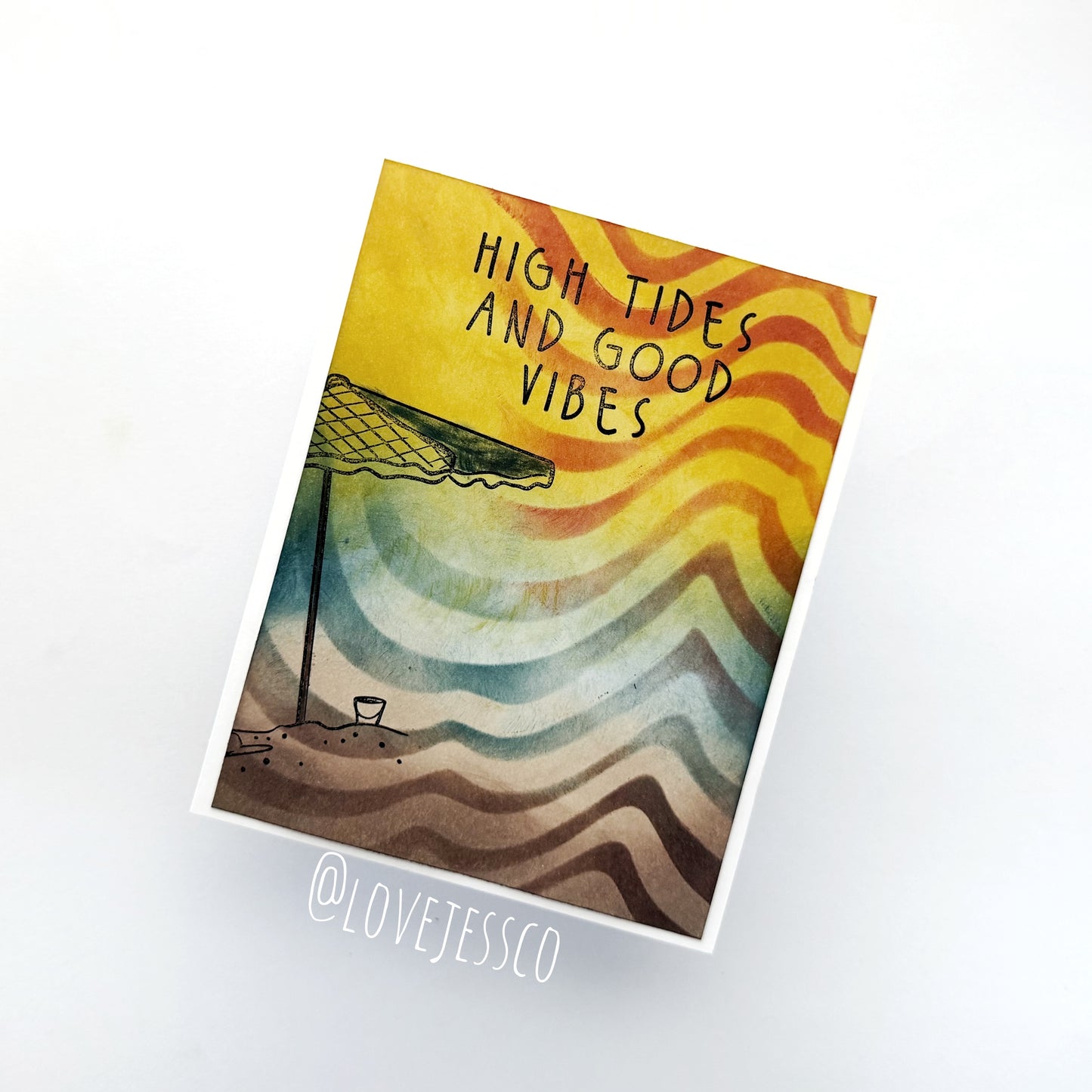 High Tides & Good Vibes Card
