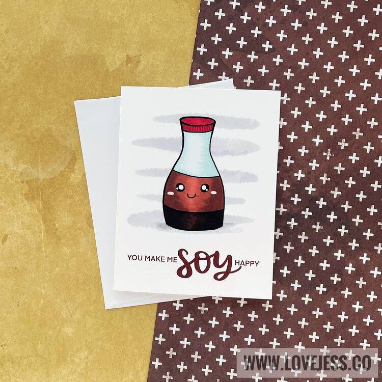 Soy Happy Greeting Card