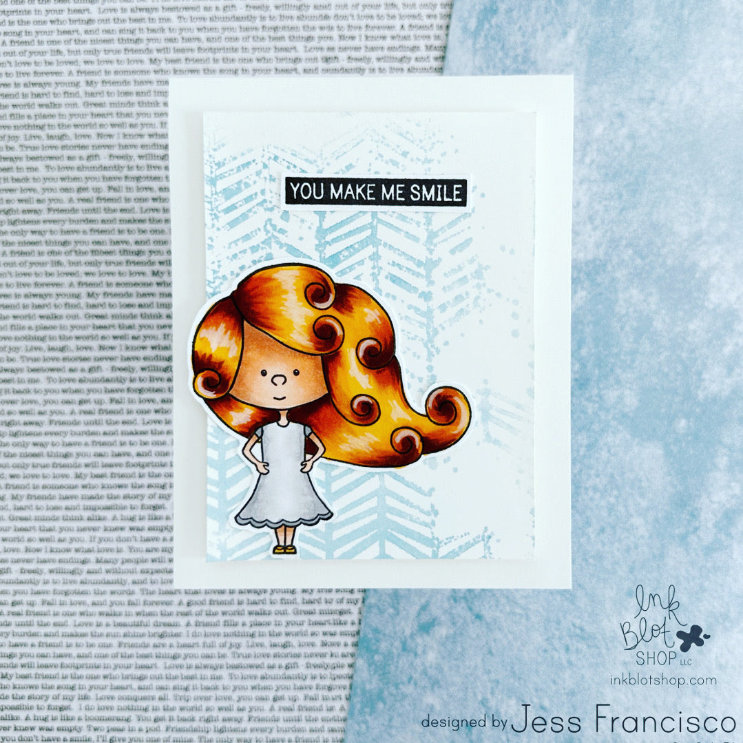 You Make Me Smile Greeting Card