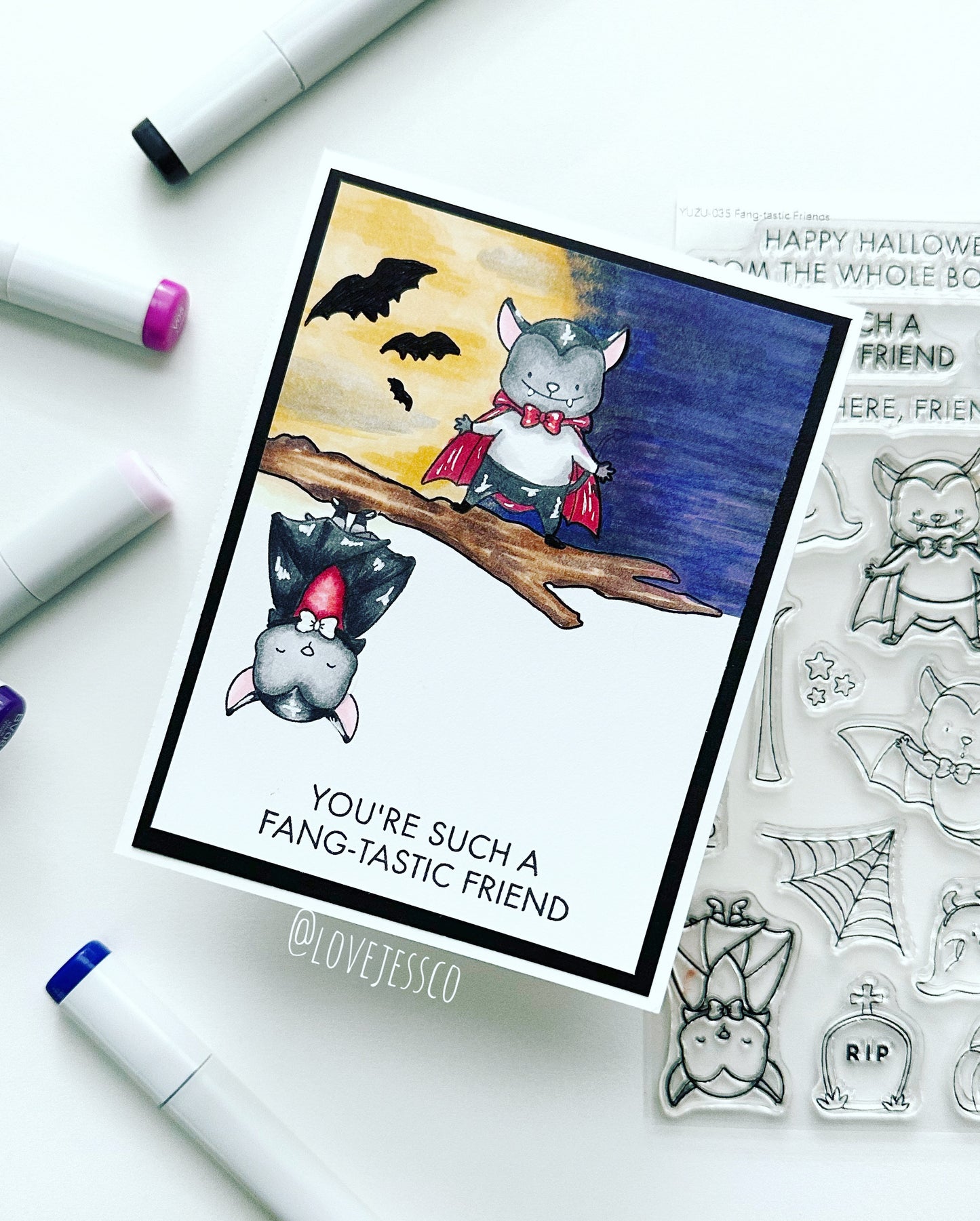 Fang-Tastic Friend Halloween Greeting Card