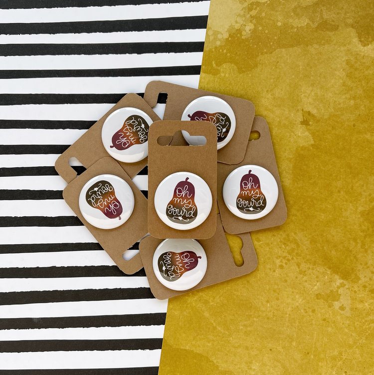 Oh My Gourd Buttons