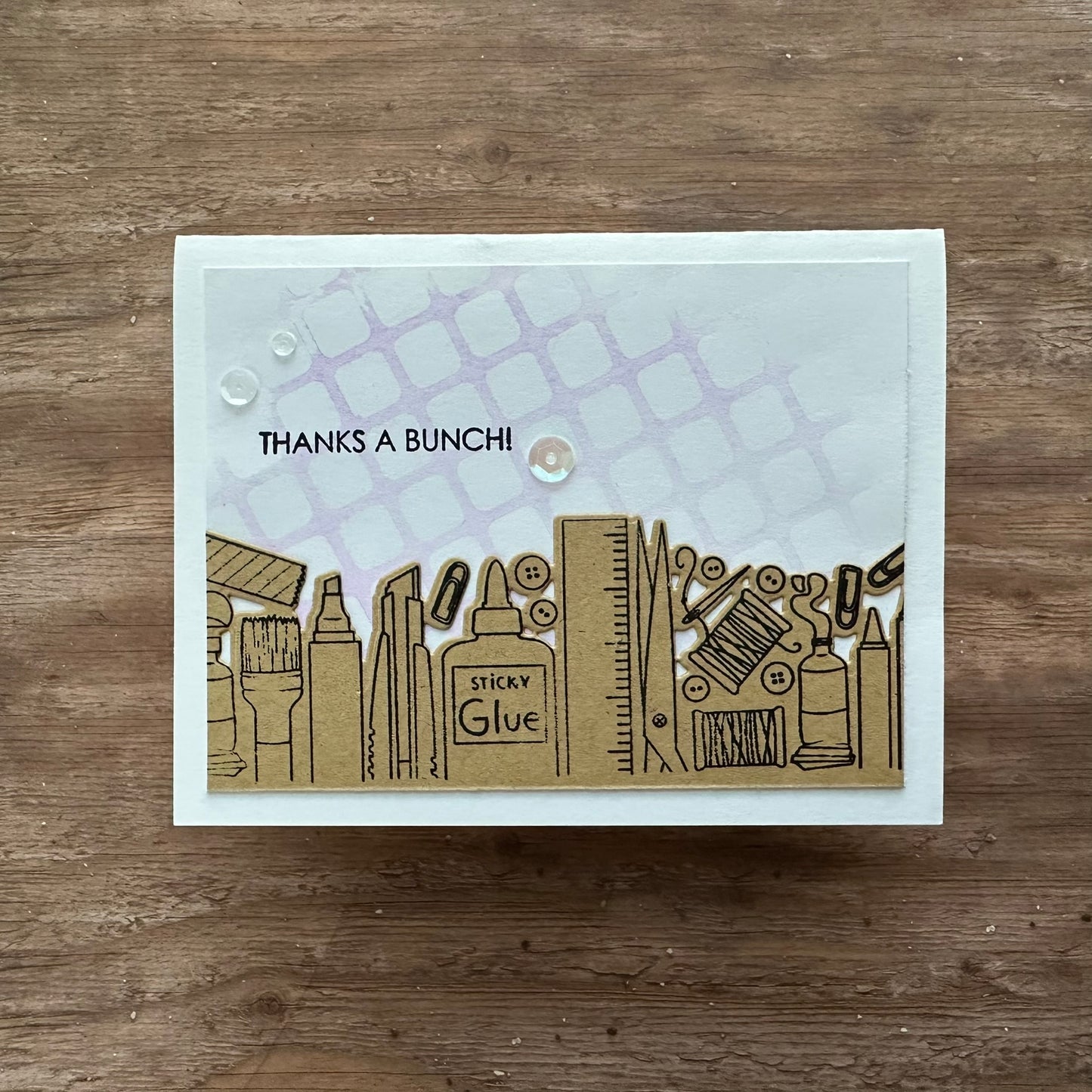 Thanks A Bunch Greeting Card