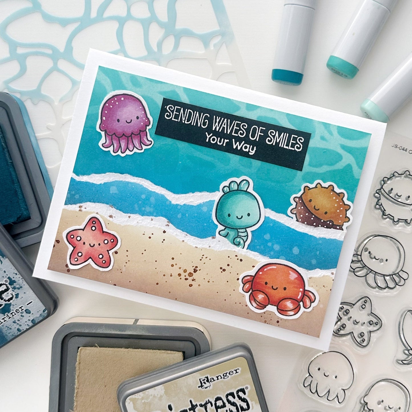 Sending Waves of Smiles Your Way Greeting Card