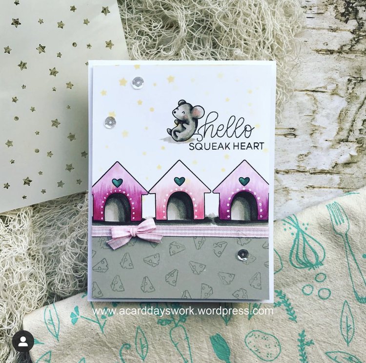 Hello Squeakheart Greeting Card