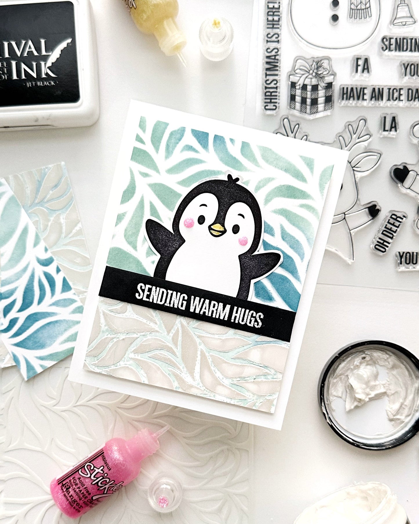 Sending Warm Hugs Greeting Card