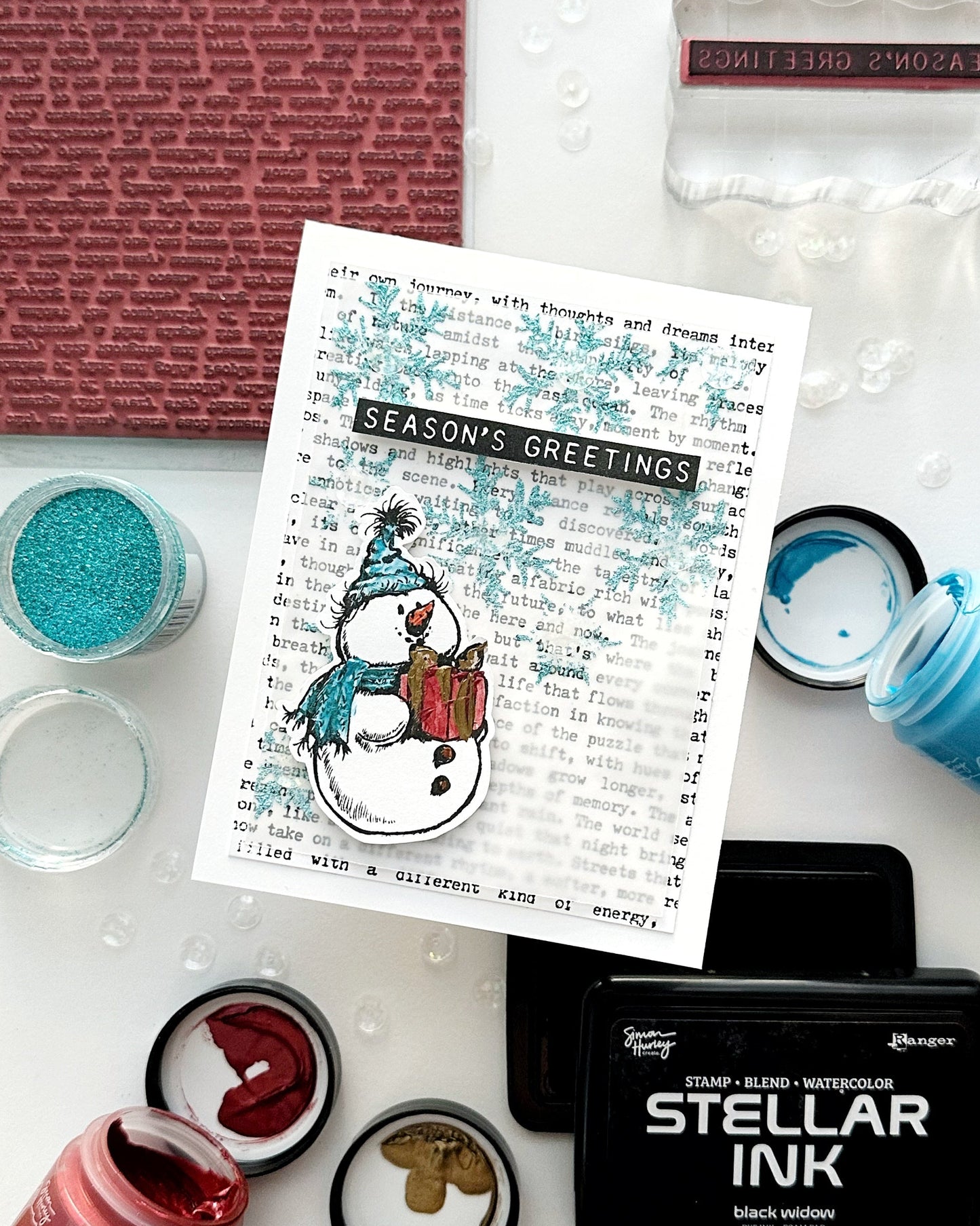 Season's Greetings Handmade Card