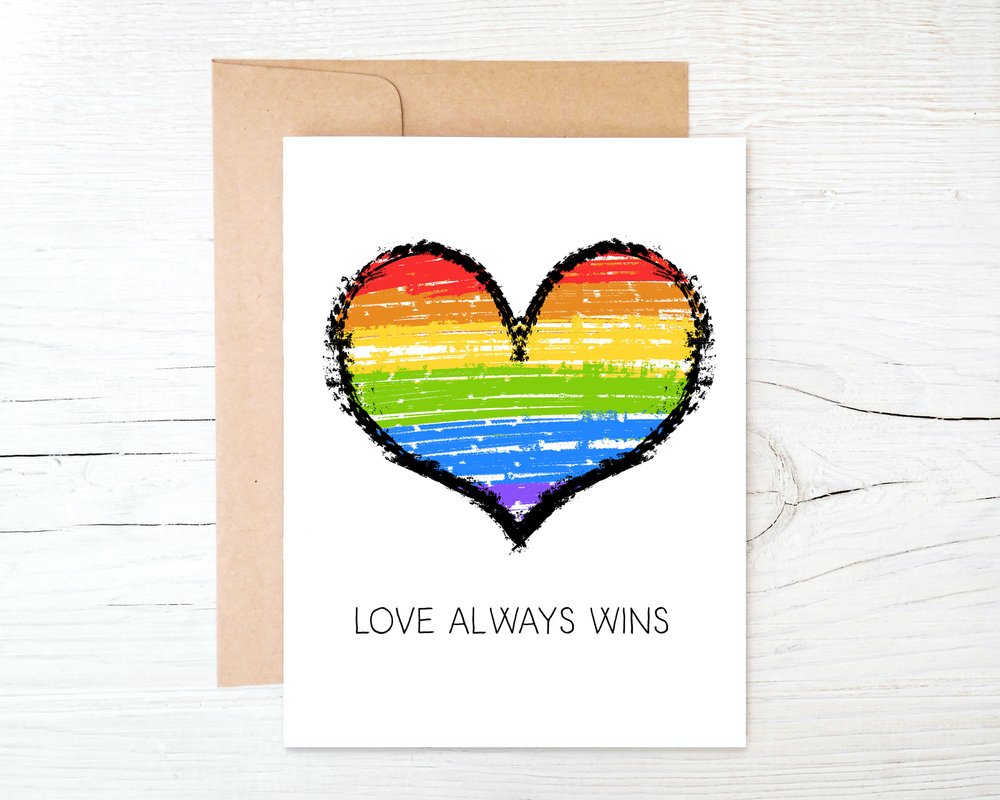 Love Always Wins Greeting Card