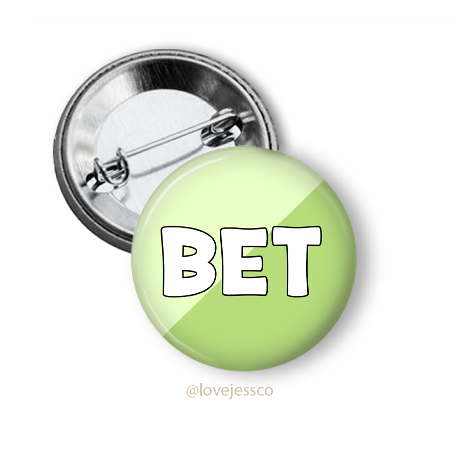 BET Pinback Button