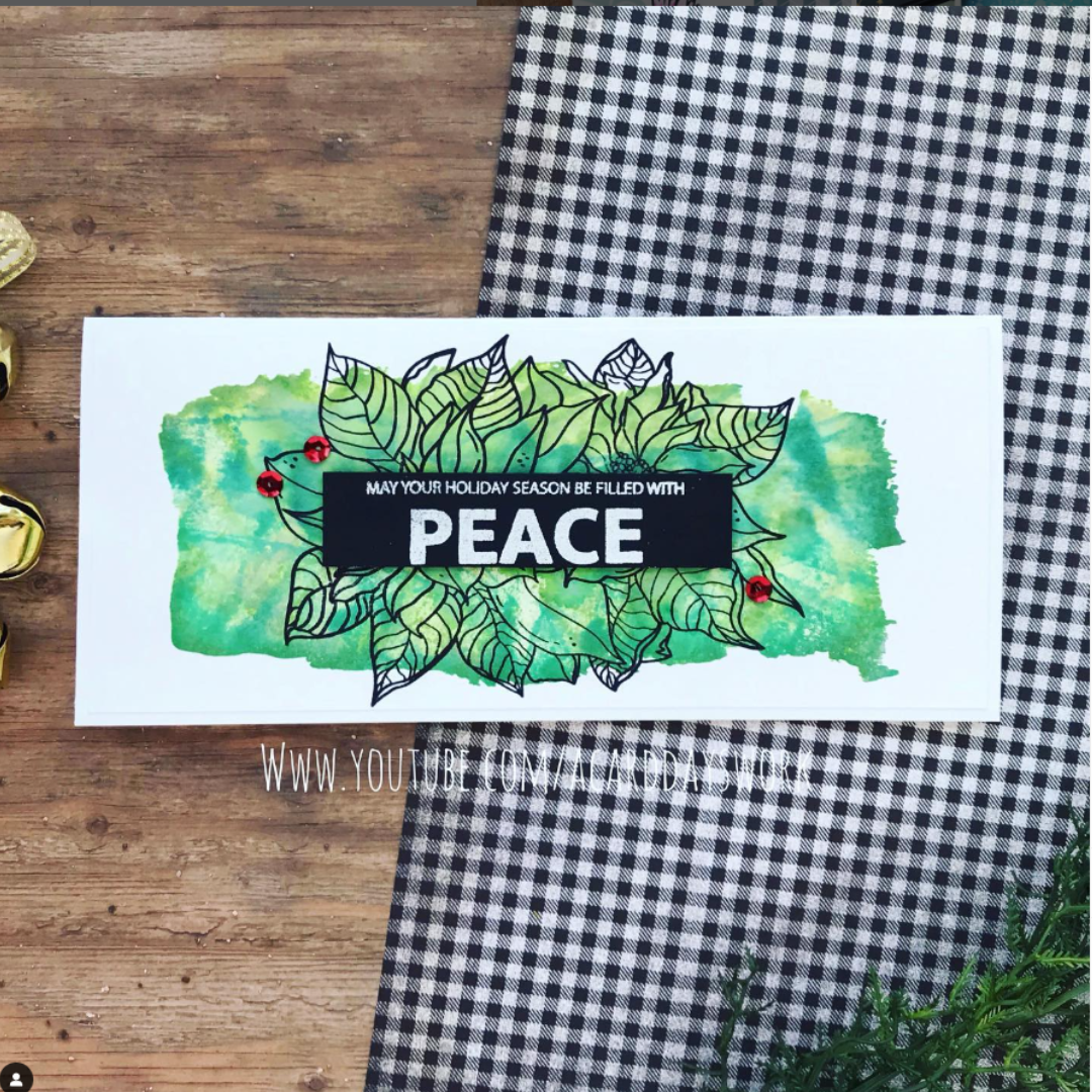 Holiday Filled With Peace Greeting Card