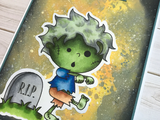 Love You For What's On the Inside Zombie Greeting Card