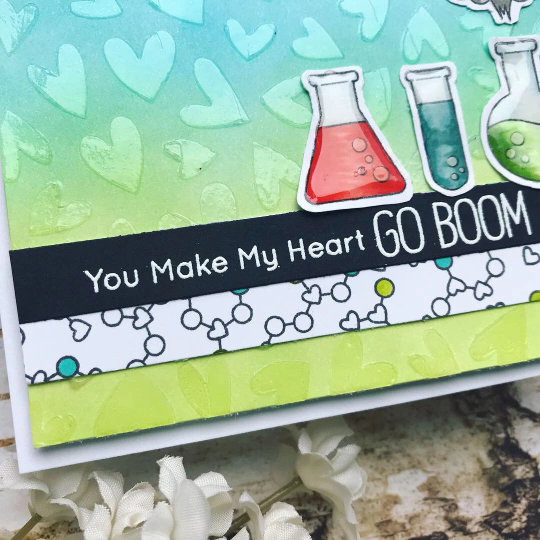 You Make My Heart Go Boom Greeting card