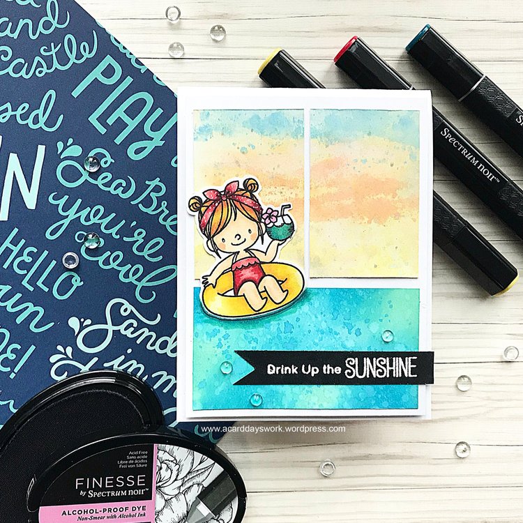 Drink Up The Sunshine Greeting Card
