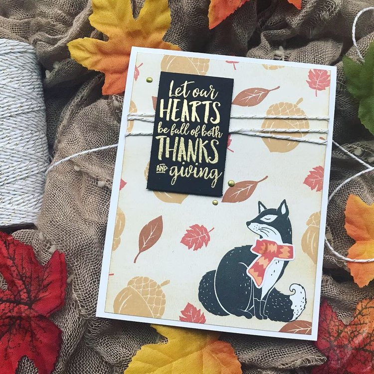 Thanks and Giving Greeting Card