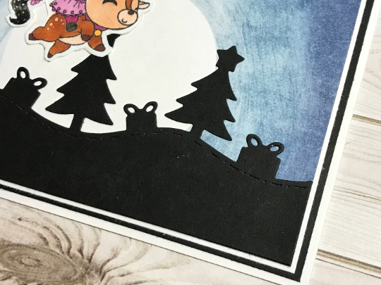 Magical Reindeer Christmas Greeting Card