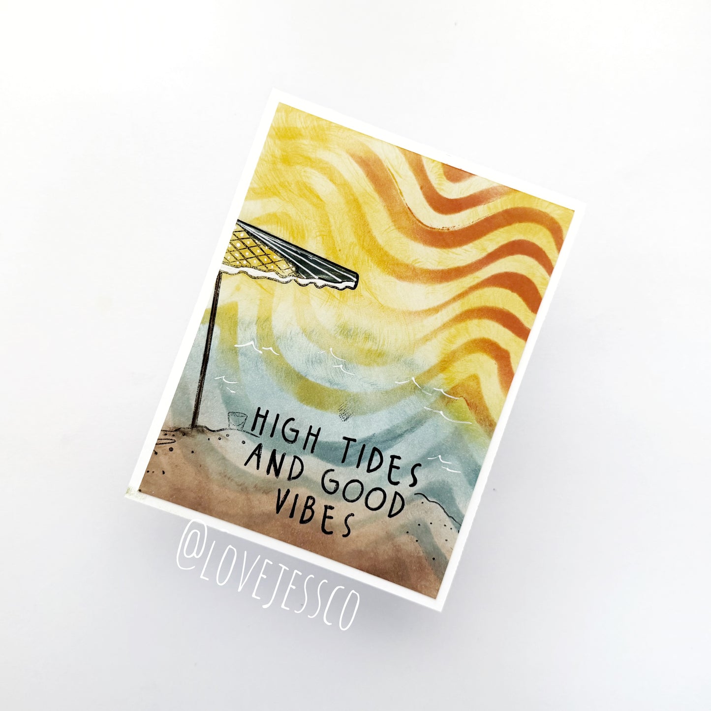 High Tides & Good Vibes Card