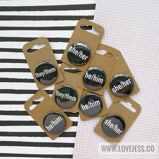 Pronoun Button