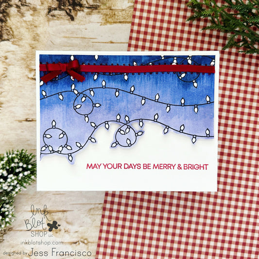 Merry & Bright Lights Greeting Card