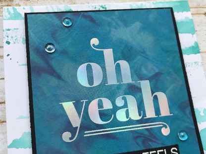 You Give Me The Feels Greeting card