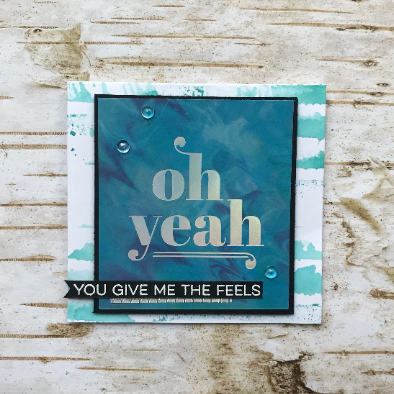 You Give Me The Feels Greeting card