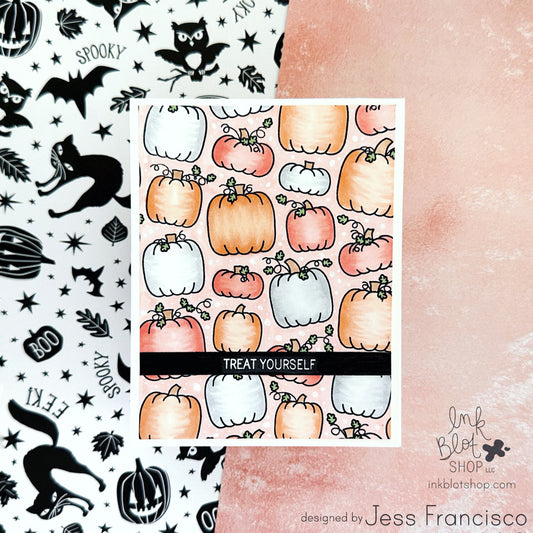 Treat Yourself Pumpkin Greeting Card