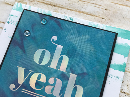 You Give Me The Feels Greeting card