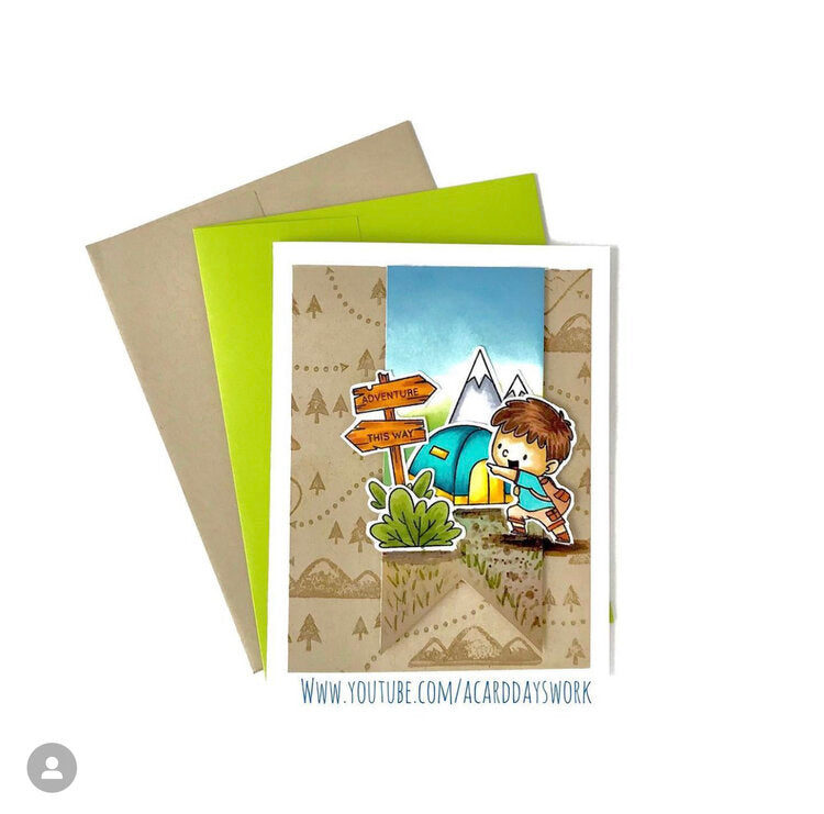 Adventure This Way Greeting Card