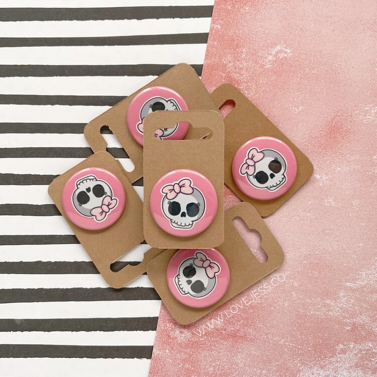 Sugar Skull Buttons