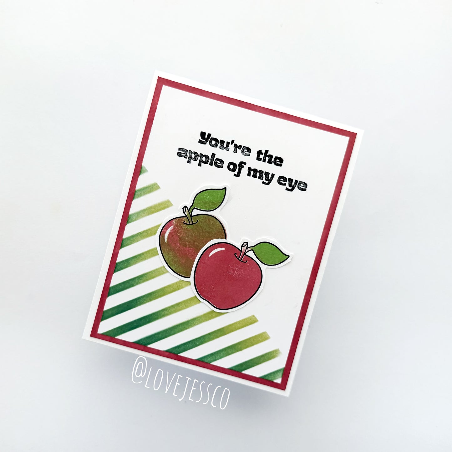 You're The Apple of My Eye Greeting Card