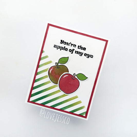 You're The Apple of My Eye Greeting Card