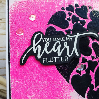 You Make My Heart Flutter Greeting Card