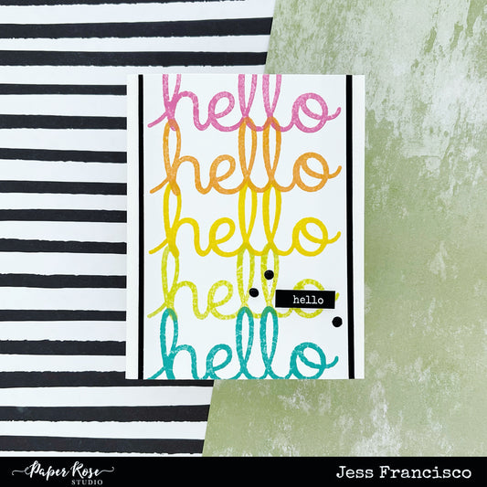 Hello Greeting Card