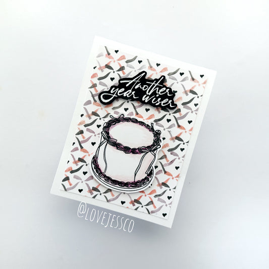 Another Year Wiser Birthday Card