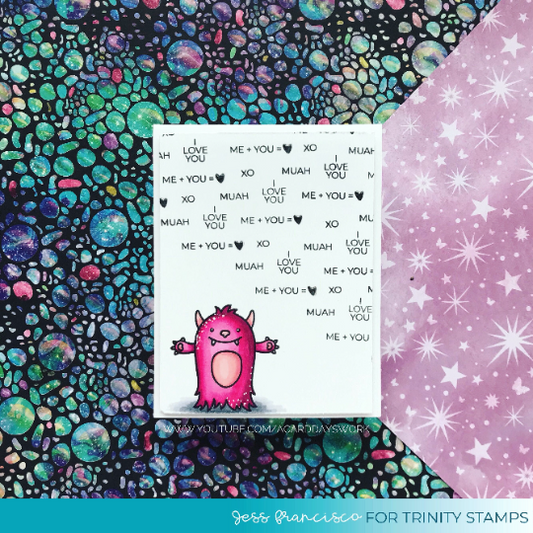 Little Monster Greeting Card