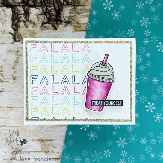 Treat Yourself Falala Greeting Card