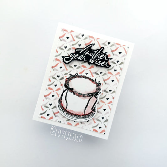 Another Year Wiser Birthday Card