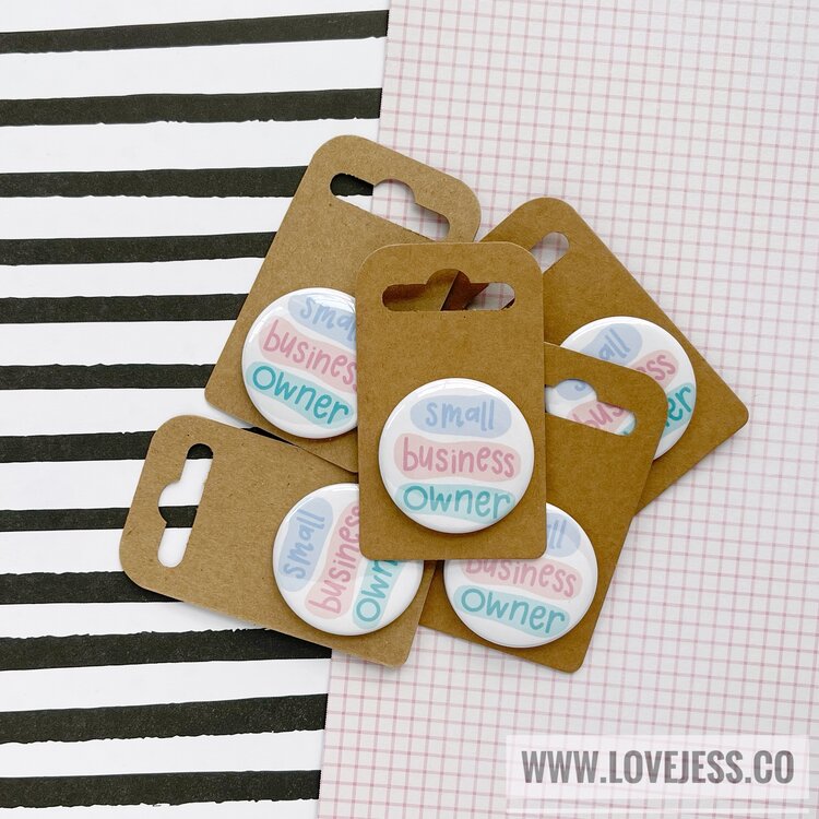 Small Business Owner Button