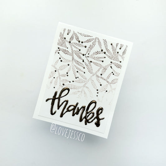 Thanks Greeting Card
