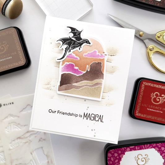 Our Friendship is Magical Handmade Greeting Card