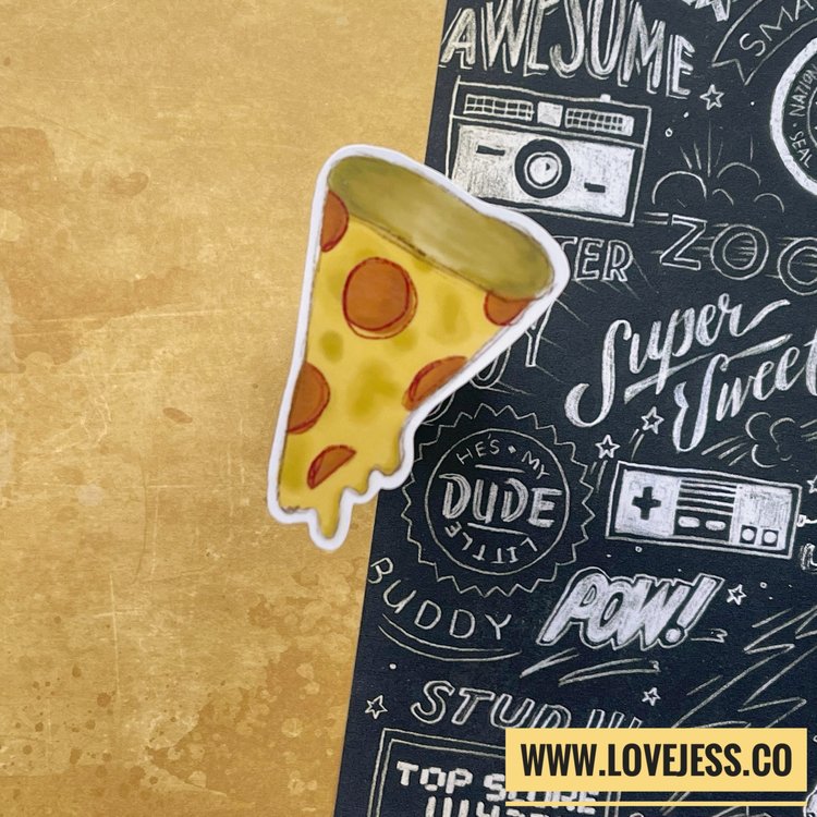 Pizza Slice Die Cut Sticker