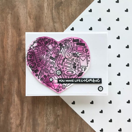 You Make Life Colorful Greeting Card
