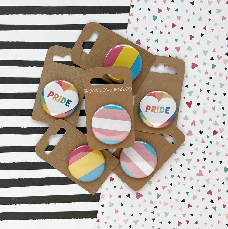 Pride / Pan / Trans Buttons