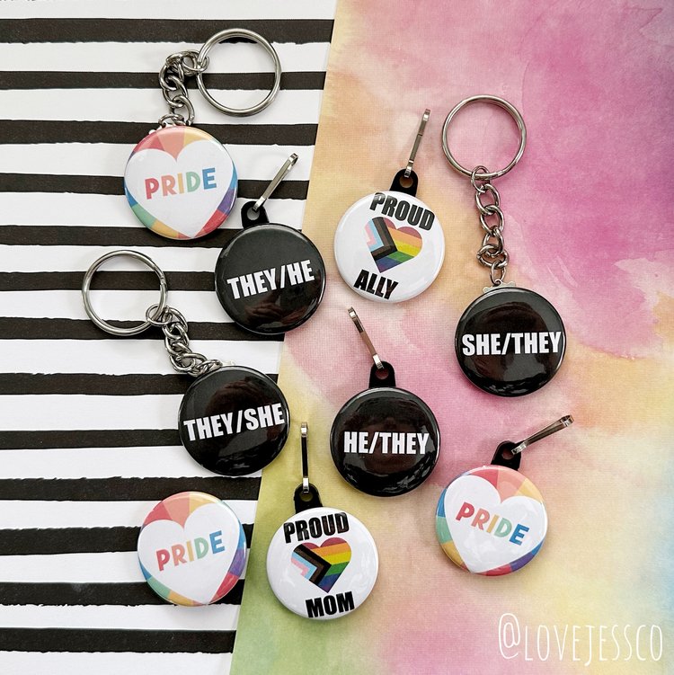 Pronoun Button