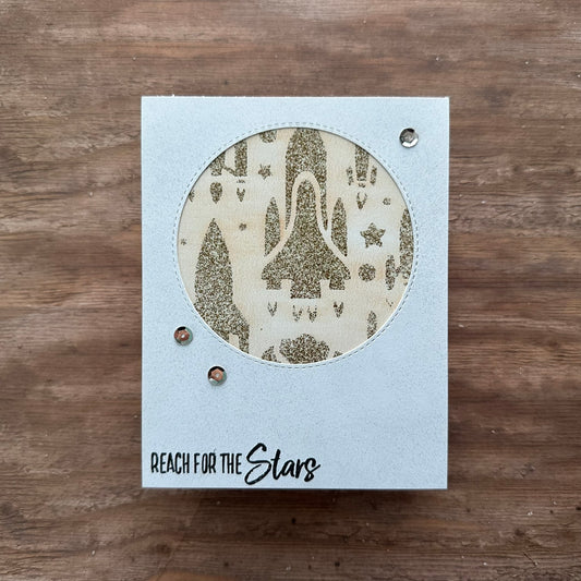 Reach for the Stars Handmade Card