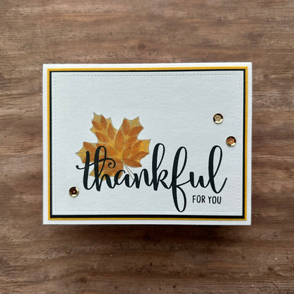 Thankful For You Greeting Card