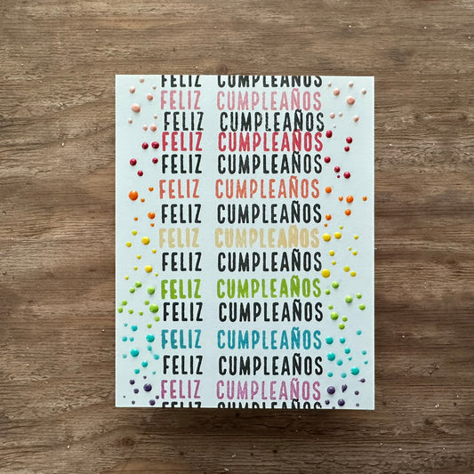 Feliz Cumpleanos Birthday Handmade Card