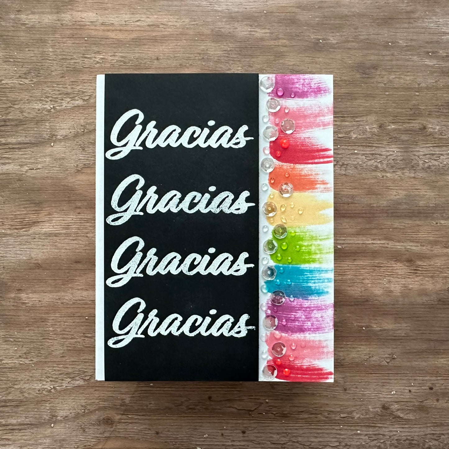 Gracias Thank You Handmade Card