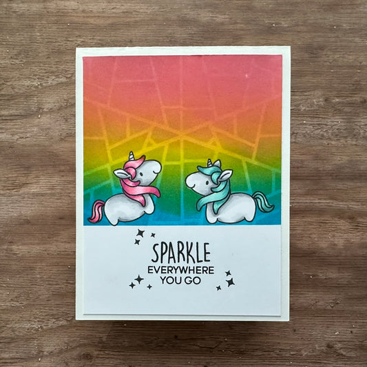 Sparkle Everywhere You Go Greeting Card