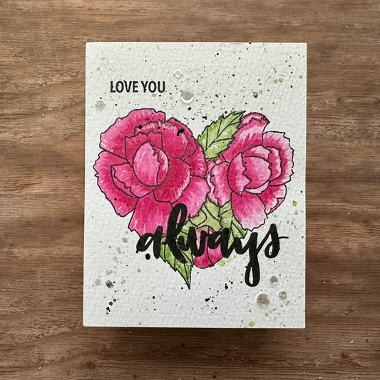 Love You Always Handmade Card